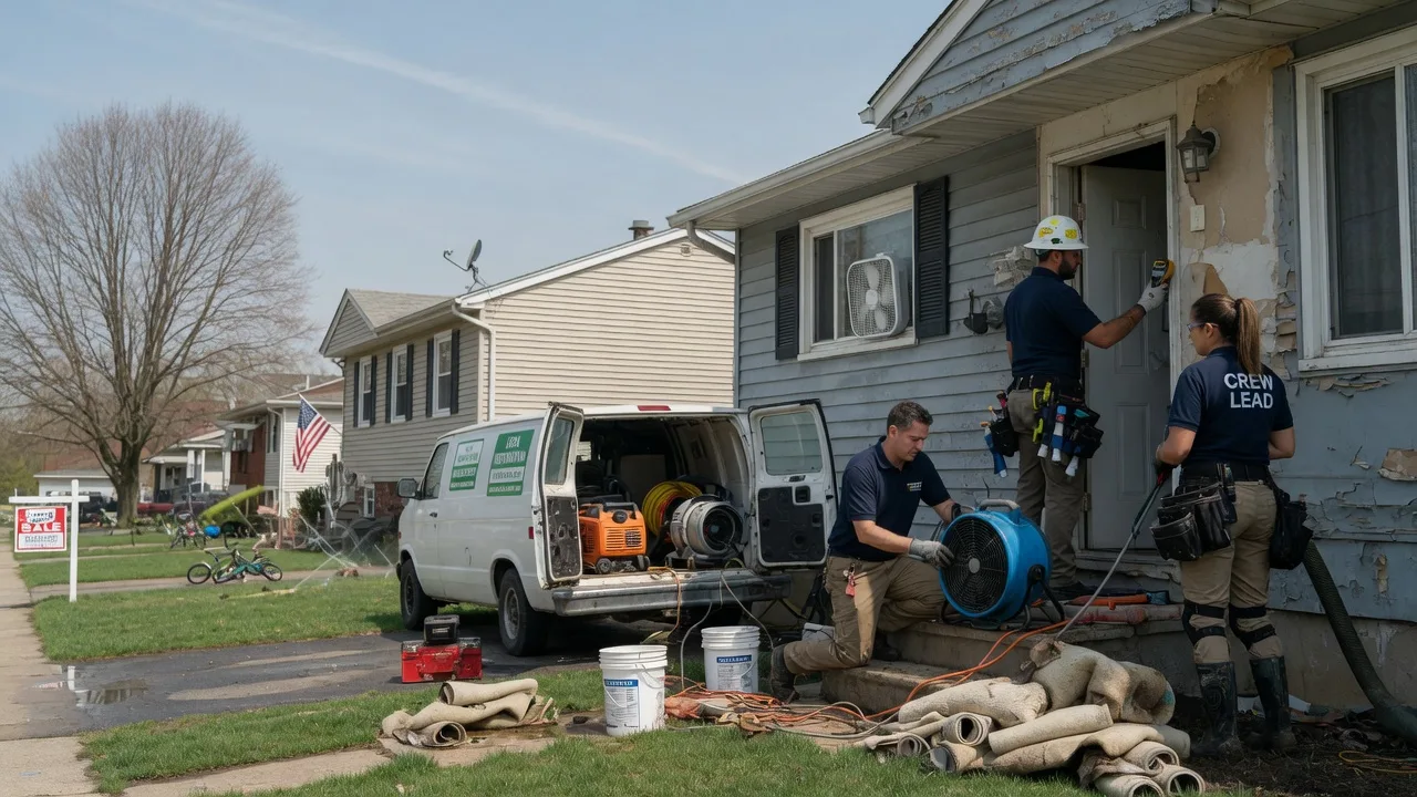 Flood Cleanup in Frost, TX near me