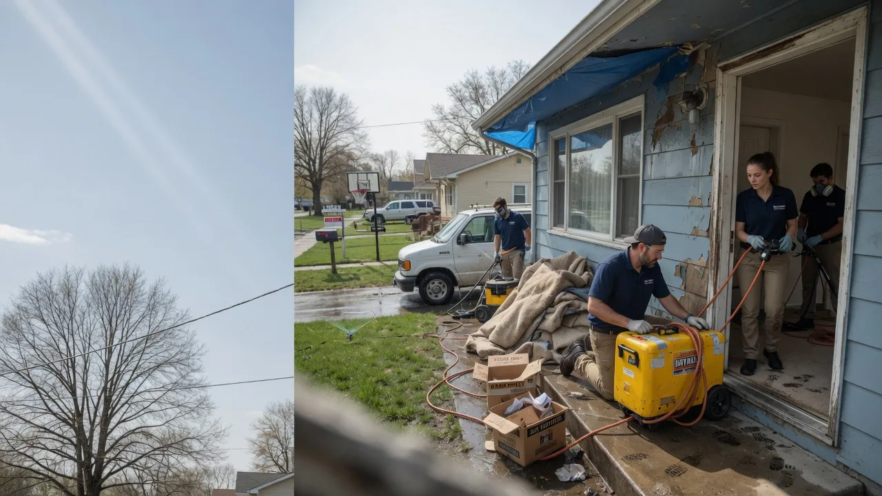 Basement Flood Cleanup in Frost, TX near me